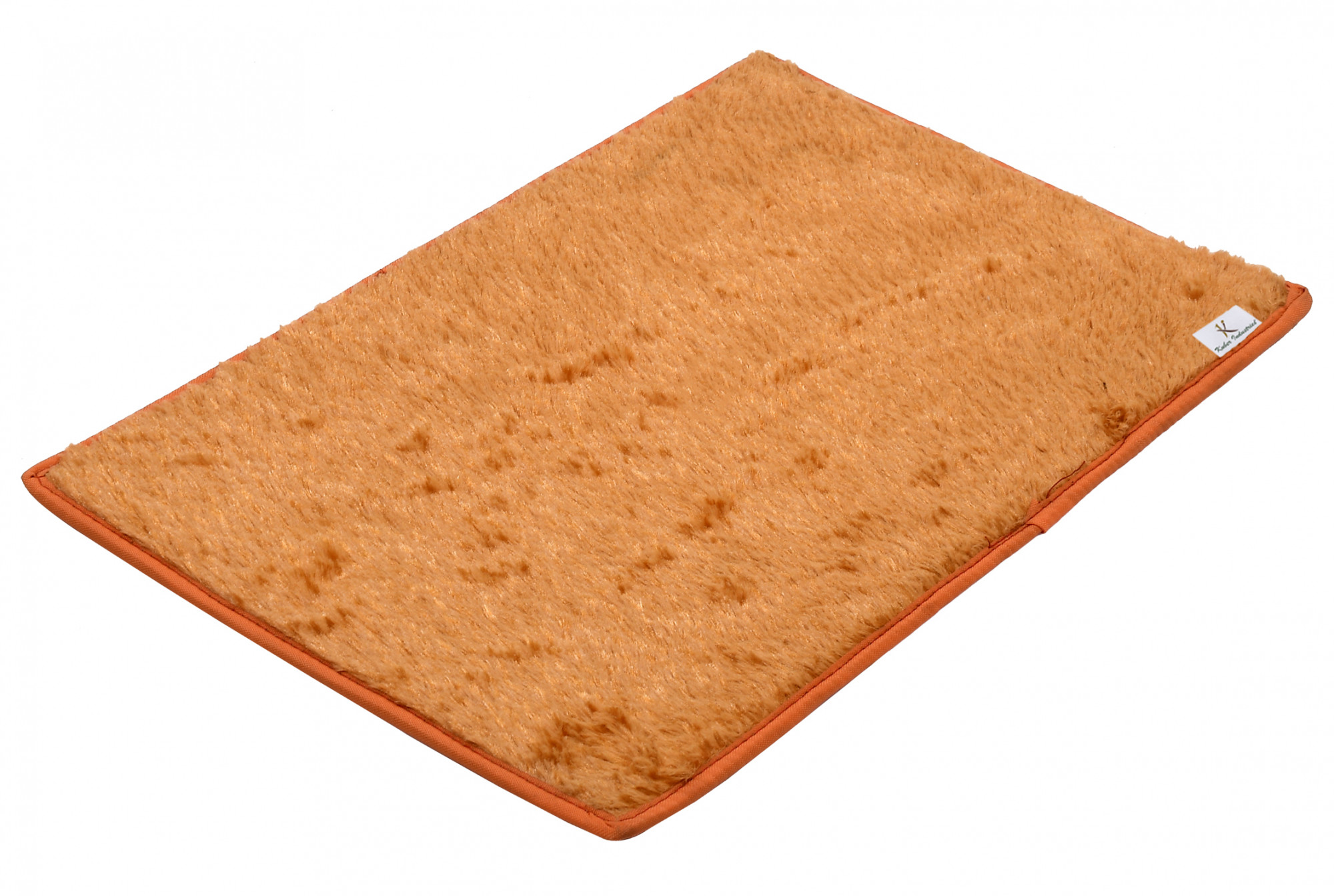 Kuber Industries Shaggy Durable Microfiber Anti-Skid Door Mat, Heavy Duty Doormat, Indoor Outdoor, Easy Clean, Waterproof, Low-Profile Mats for Entry, Patio, Garage (Gold)-33_S_KUBQMART11470