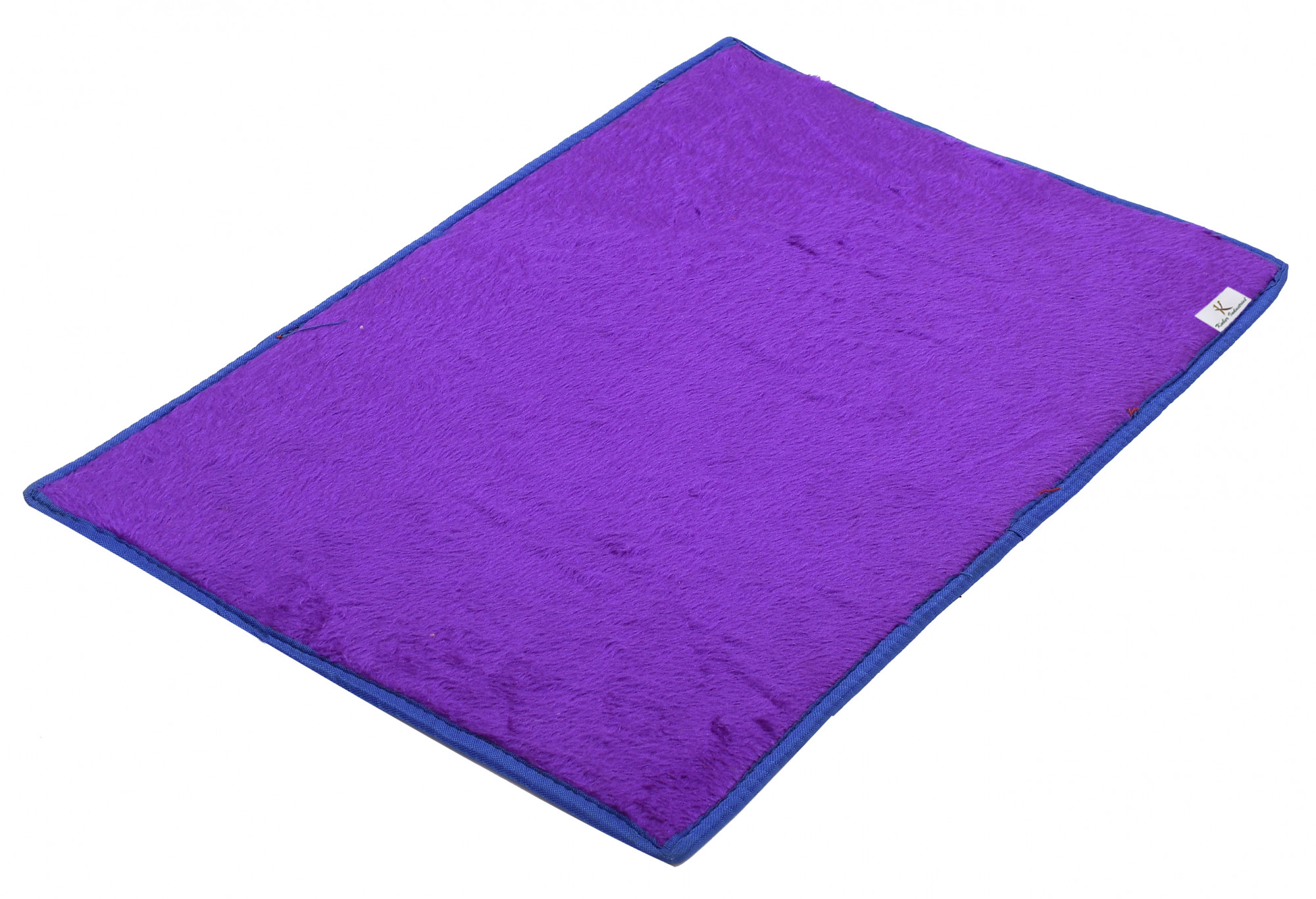 Kuber Industries Shaggy Durable Microfiber Anti-Skid Door Mat, Heavy Duty Doormat, Indoor Outdoor, Easy Clean, Waterproof, Low-Profile Mats for Entry, Patio, Garage (Set Of 3,Gold & Red & Blue)-33_S_KUBQMART11508