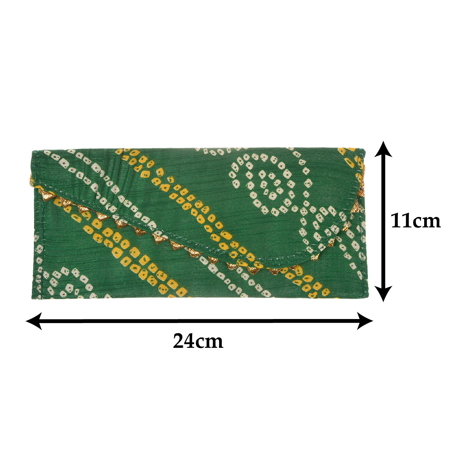 Kuber Industries Shagun Envelope for Gift|Bandhej Pattern for Gifting Lifafa|Cardboard Envelope for Marriage|Many Occassions (Assorted)