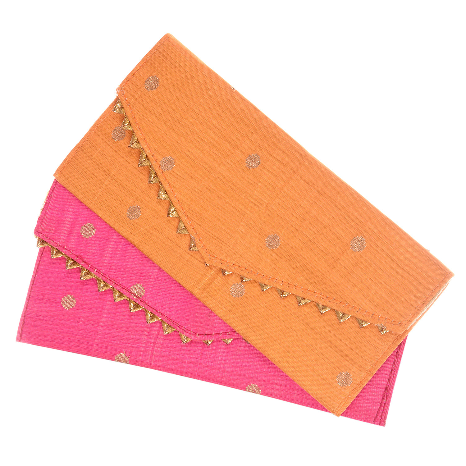 Kuber Industries Shagun Envelope for Gift|Dot Pattern for Gifting Lifafa|Cardboard Envelope for Marriage|Many Occassions (Assorted)