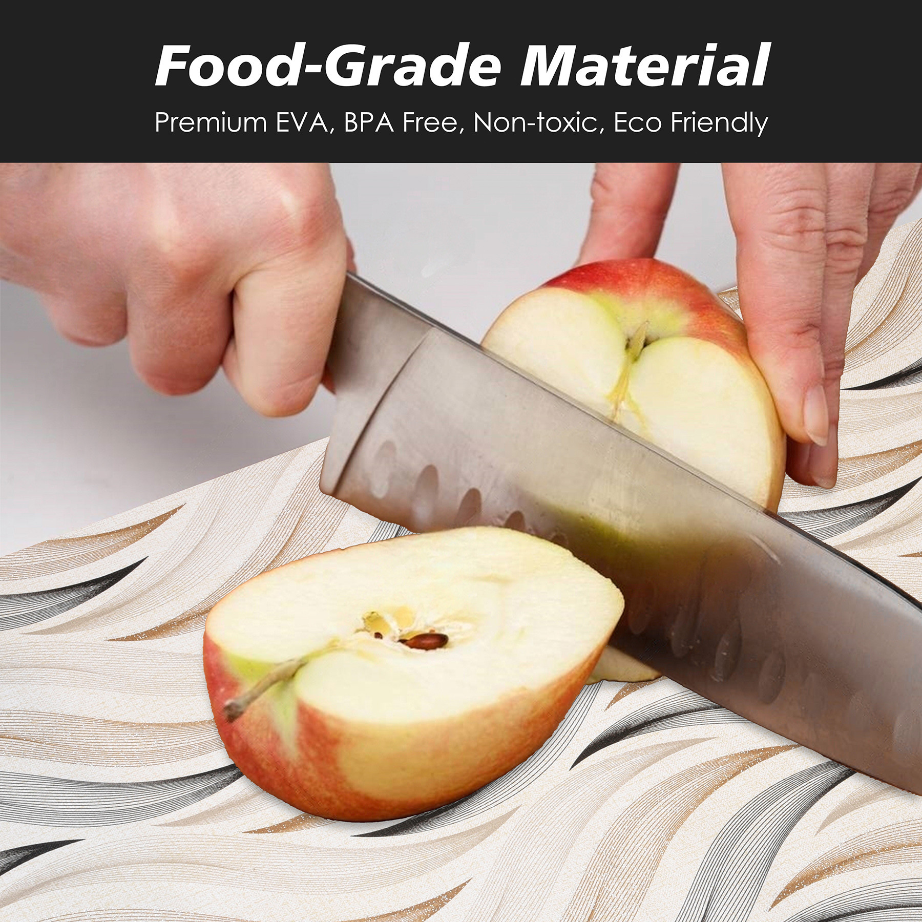 Kuber Industries Shelf Liner  3 MTR  Cabinet Shelf Liner  Kitchen Cabinets Protector Mat  Shelf Liner for Kitchen  Drawer Liner Mat  Shelf Liner for Drawers  Wave Print  Cream