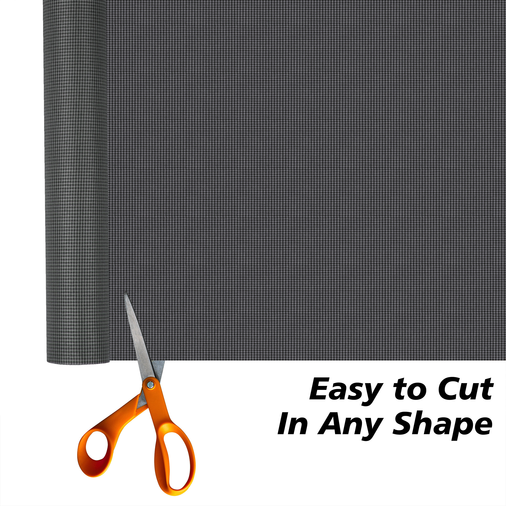 Kuber Industries Shelf Liner  3 MTR  Shelf Liners for Wardrobe  Kitchen Shelf Liners  Waterproof Shelf Liner Roll  Cabinet Shelf Mat  Shelf Liners for Cupboards  Mini Check  Grey