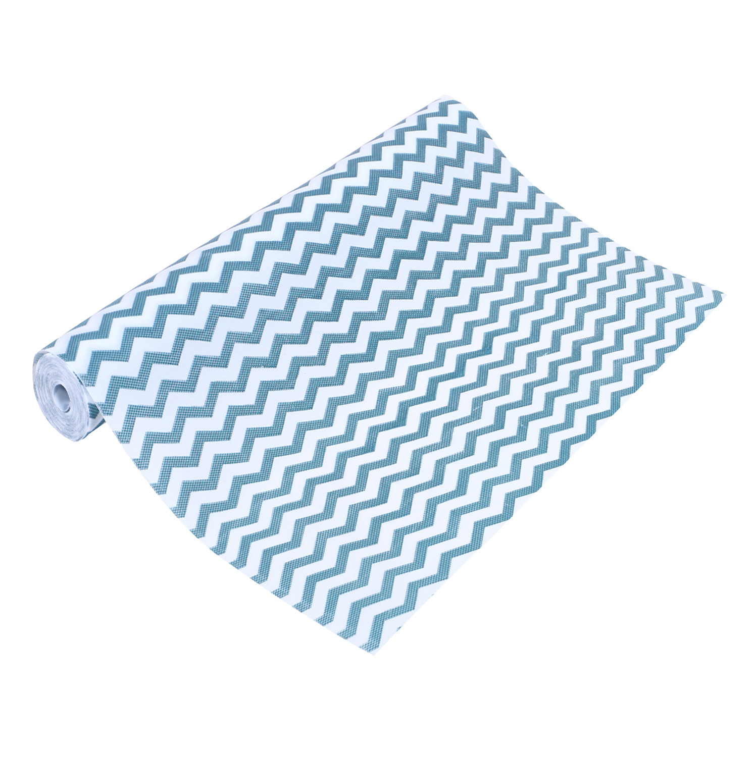 Kuber Industries Shelf Liner  EVA Kitchen Cabinet Shelf Mat  Anti-Slip Bathroom Mat  Fridge Mat  Table Mat  Zig Zag Design Wardrobe Mat  15 Meter  Green