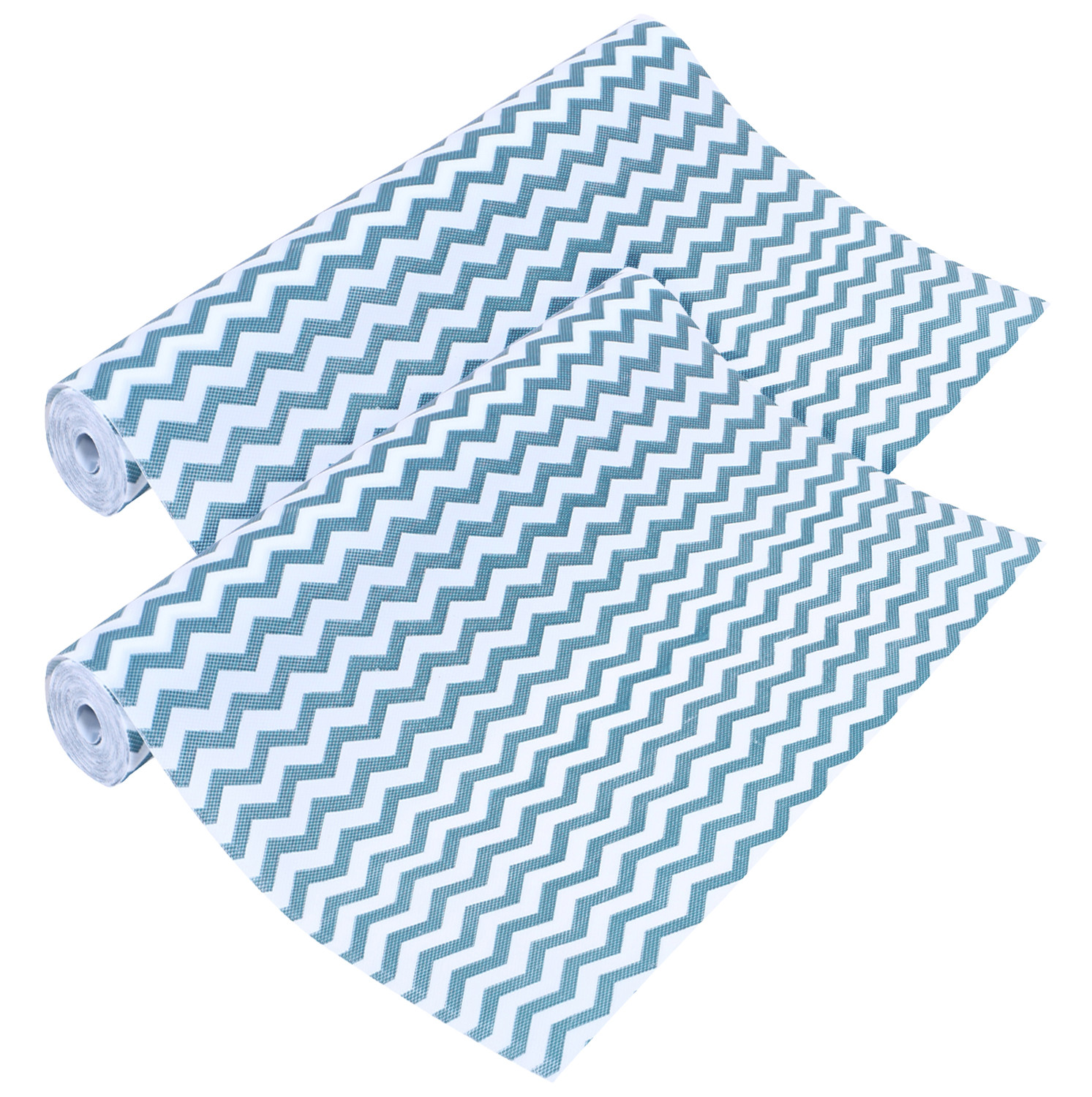 Kuber Industries Shelf Liner  EVA Kitchen Cabinet Shelf Mat  Anti-Slip Bathroom Mat  Fridge Mat  Table Mat  Zig Zag Design Wardrobe Mat  15 Meter  Green