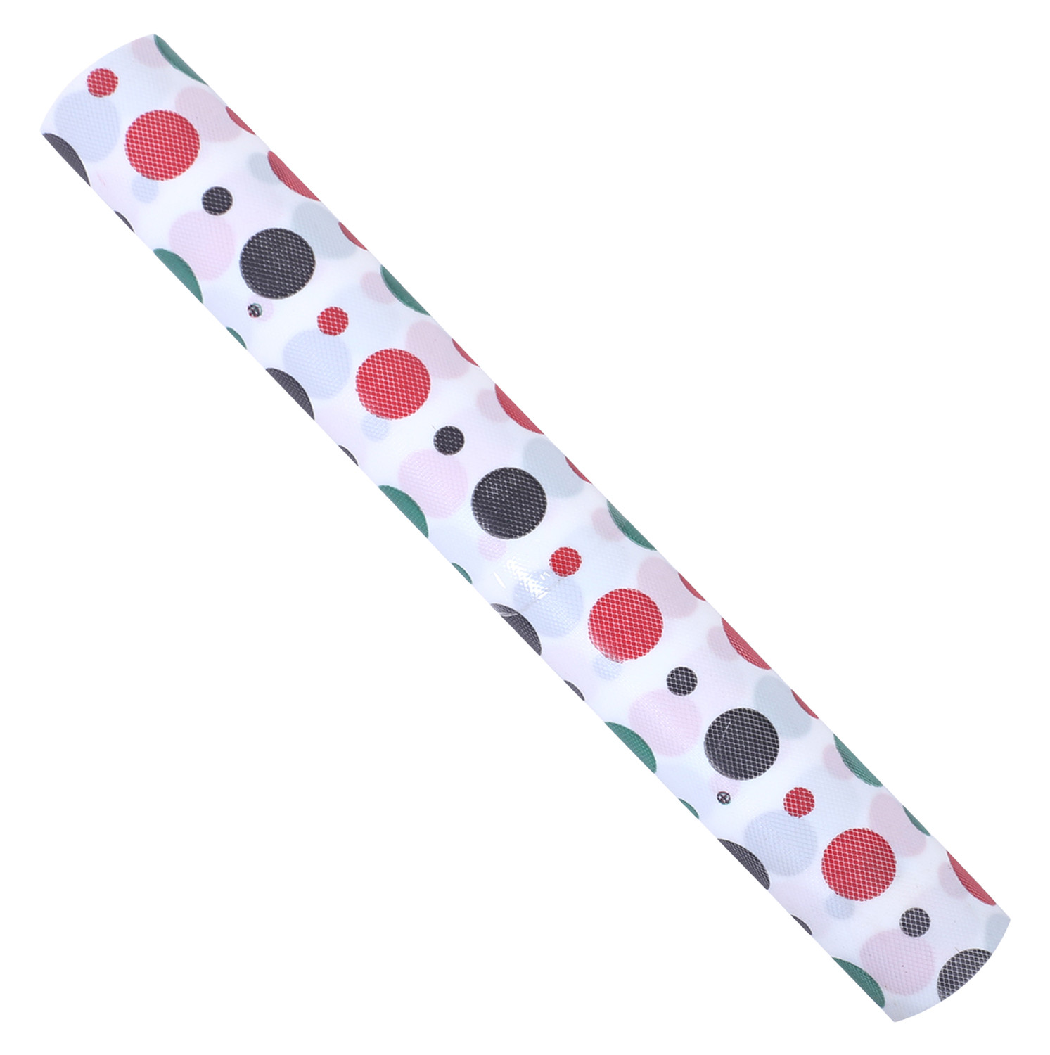 Kuber Industries Shelf Liner  EVA Kitchen Cabinet Shelf Mat  Anti-Slip Bathroom Mat  Fridge Mat  Table Mat  Multi Dot Print Wardrobe Mat  10 Meter  White