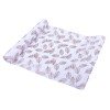 Kuber Industries Shelf Liner | EVA Kitchen Cabinet Shelf Mat | Anti-Slip Bathroom Mat | Fridge Mat | Table Mat | Brown Leaf Wardrobe Mat | 3 Meter | White