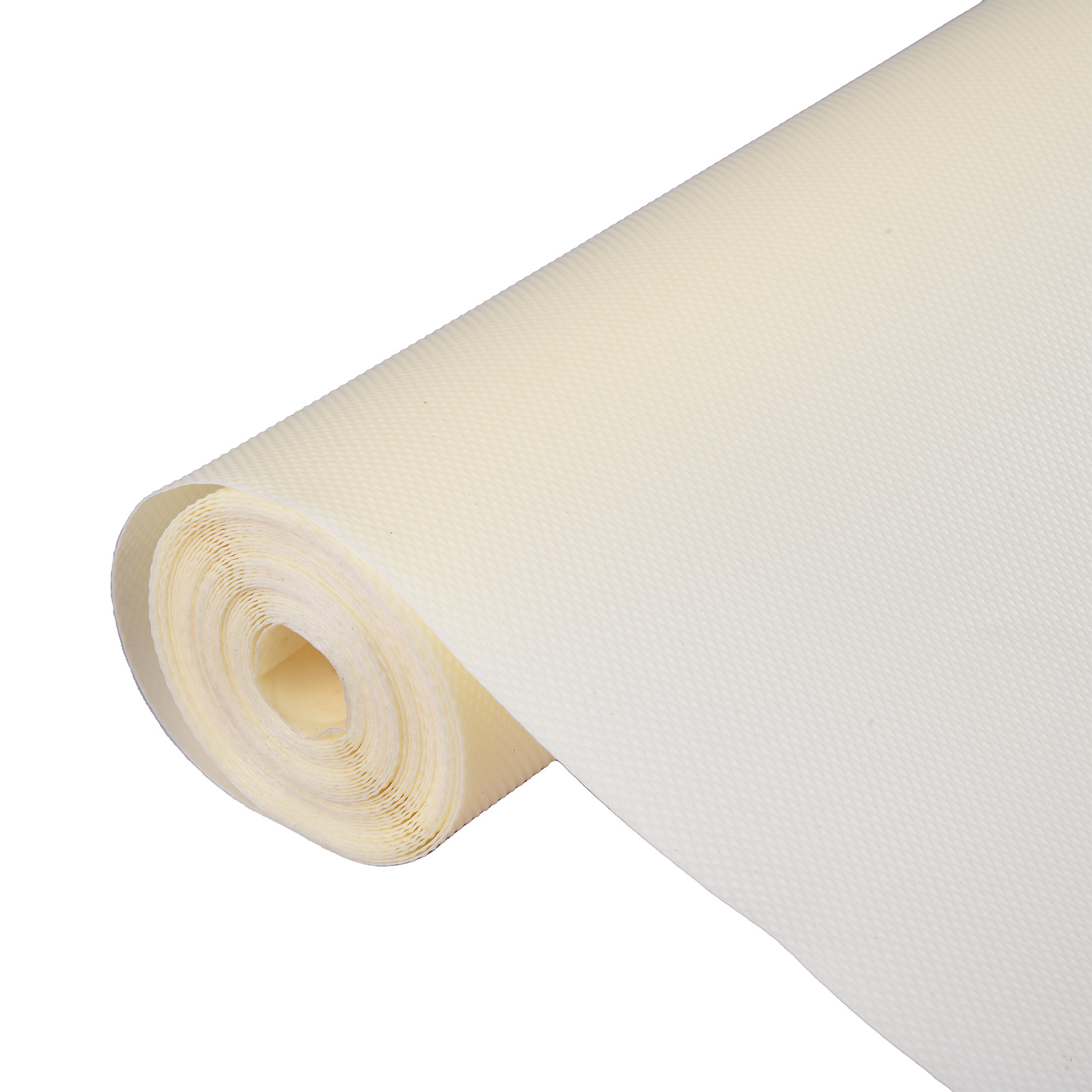 Kuber Industries Shelf Liner | EVA Kitchen Cabinet Shelf Mat | Anti-Slip Bathroom Mat | Fridge Mat | Table Placemat | Plain Wardrobe Mat | 10 Meter | Cream