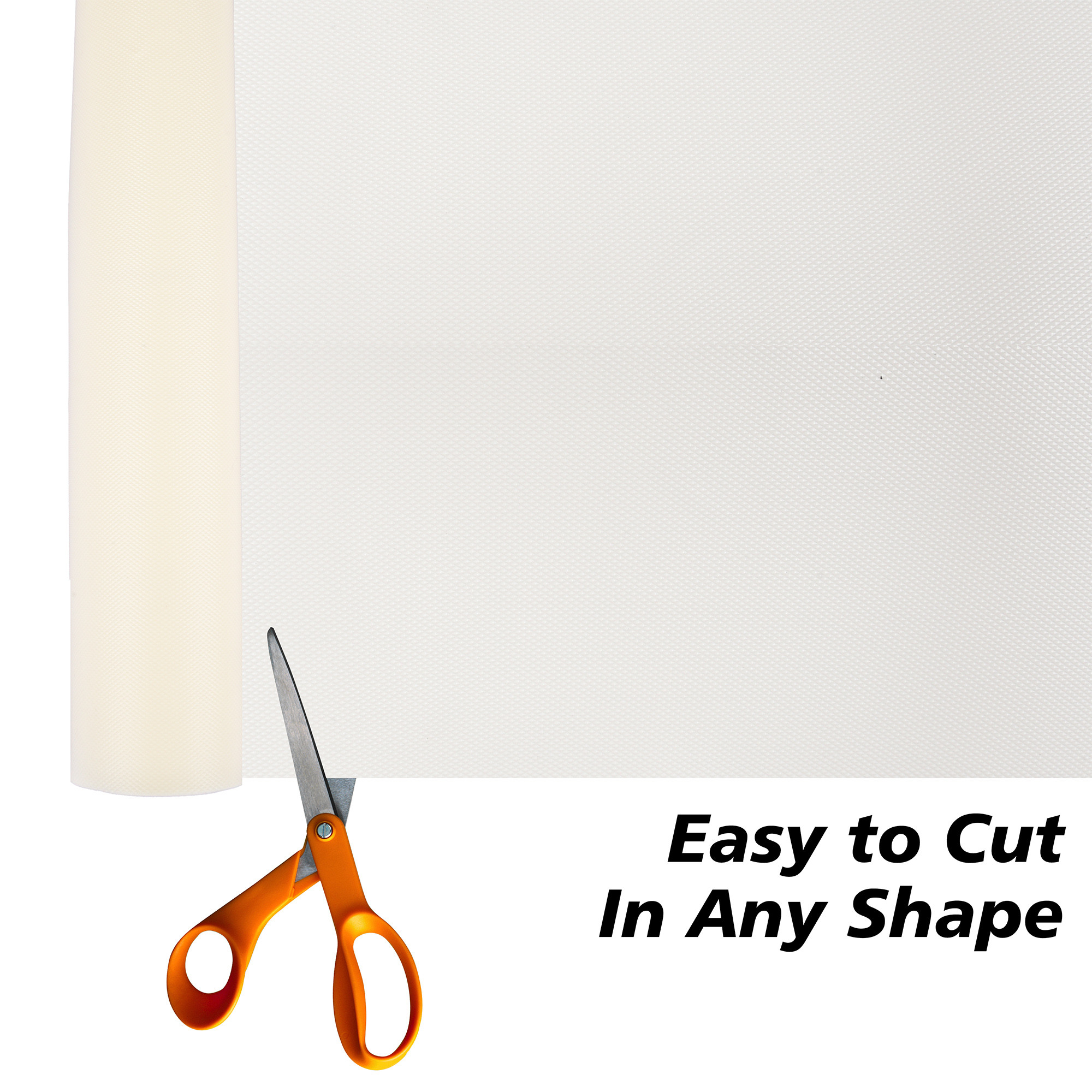 Kuber Industries Shelf Liner | EVA Kitchen Cabinet Shelf Mat | Anti-Slip Bathroom Mat | Fridge Mat | Table Placemat | Plain Wardrobe Mat | 10 Meter | Cream