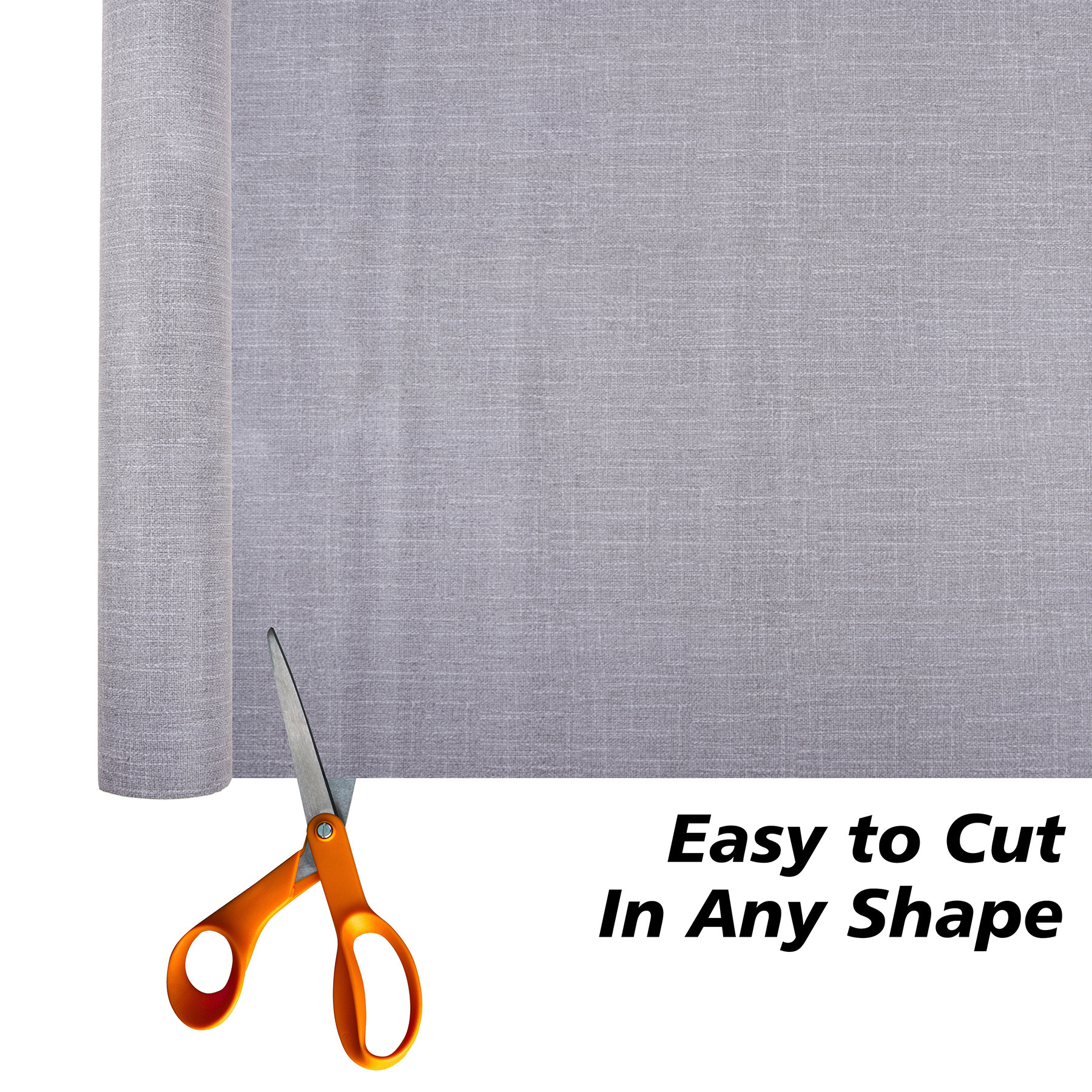 Kuber Industries Shelf Liner  Kitchen Cabinet Shelf Protector  Kitchen Liners for Cabinets and Drawers  Drawer Liner Mat  Texture Shelf Liner Cabinet Mat  5 MTR  Gray