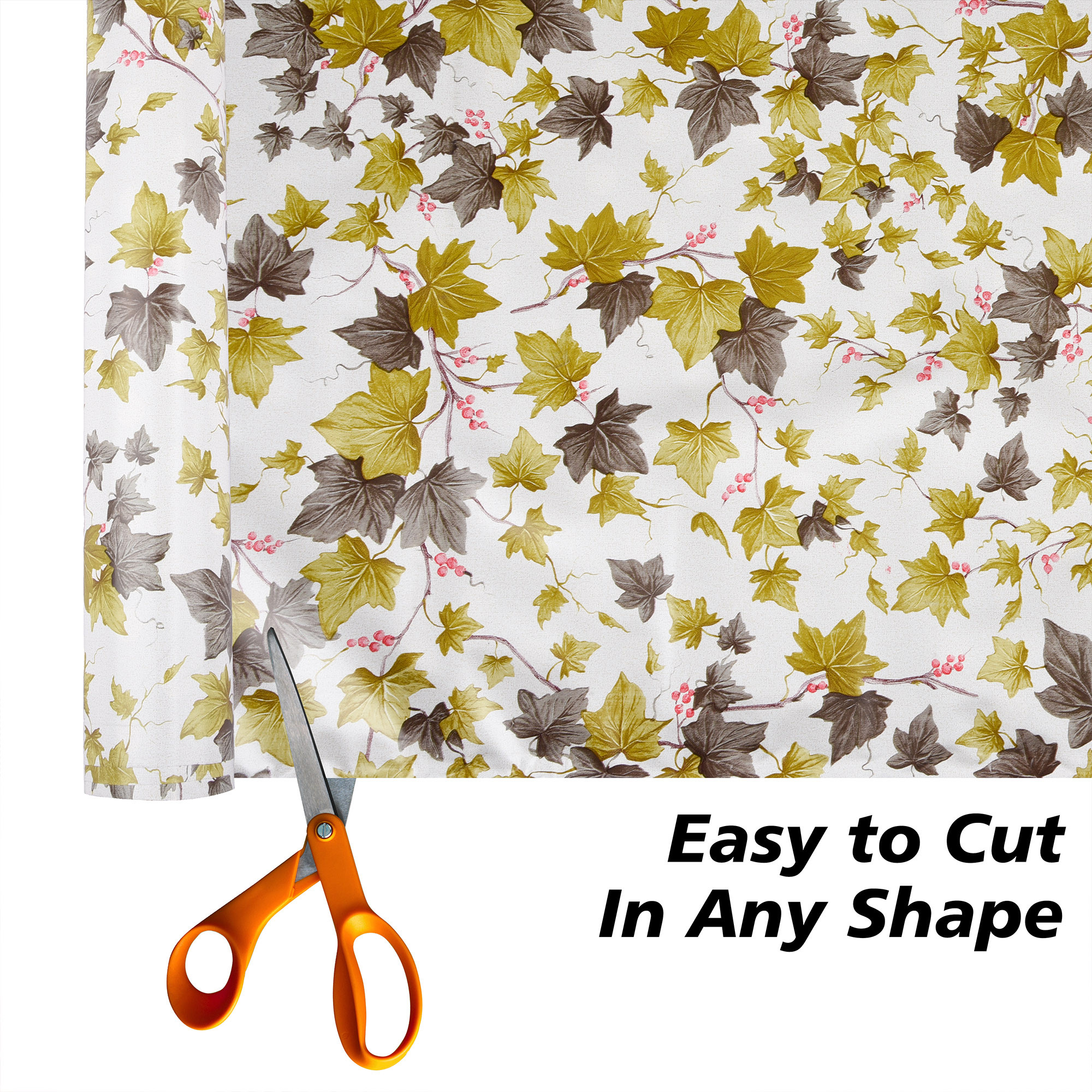 Kuber Industries Shelf Liner  Kitchen Cabinet Shelf Protector  Kitchen Liners for Cabinets and Drawers  Drawer Liner Mat  Printed Shelf Liner Roll  Cabinet Mat   Green