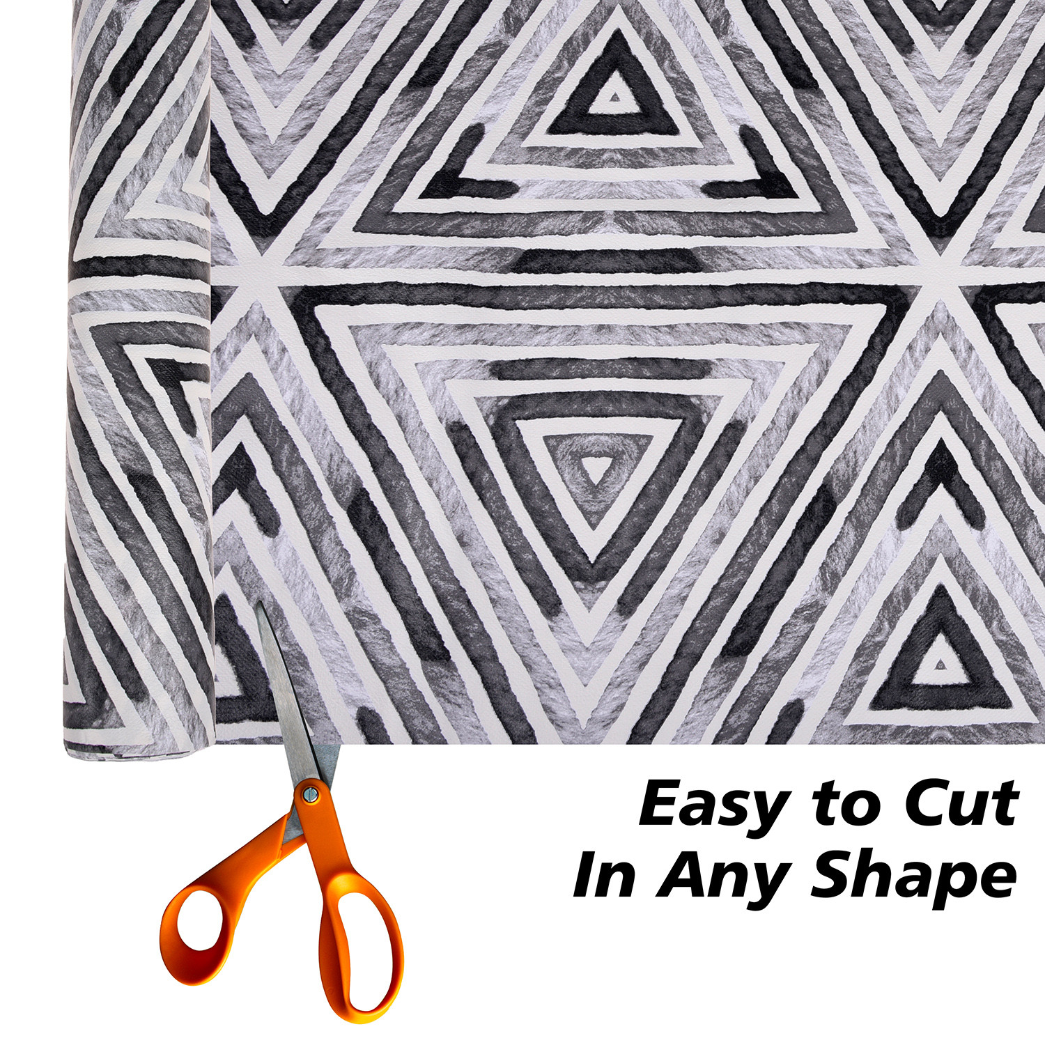 Kuber Industries Shelf Liner  Kitchen Cabinet Shelf Protector  Kitchen Liners for Cabinets and Drawers  Drawer Liner Mat  Triangle Shelf Liner Cabinet Mat   Gray