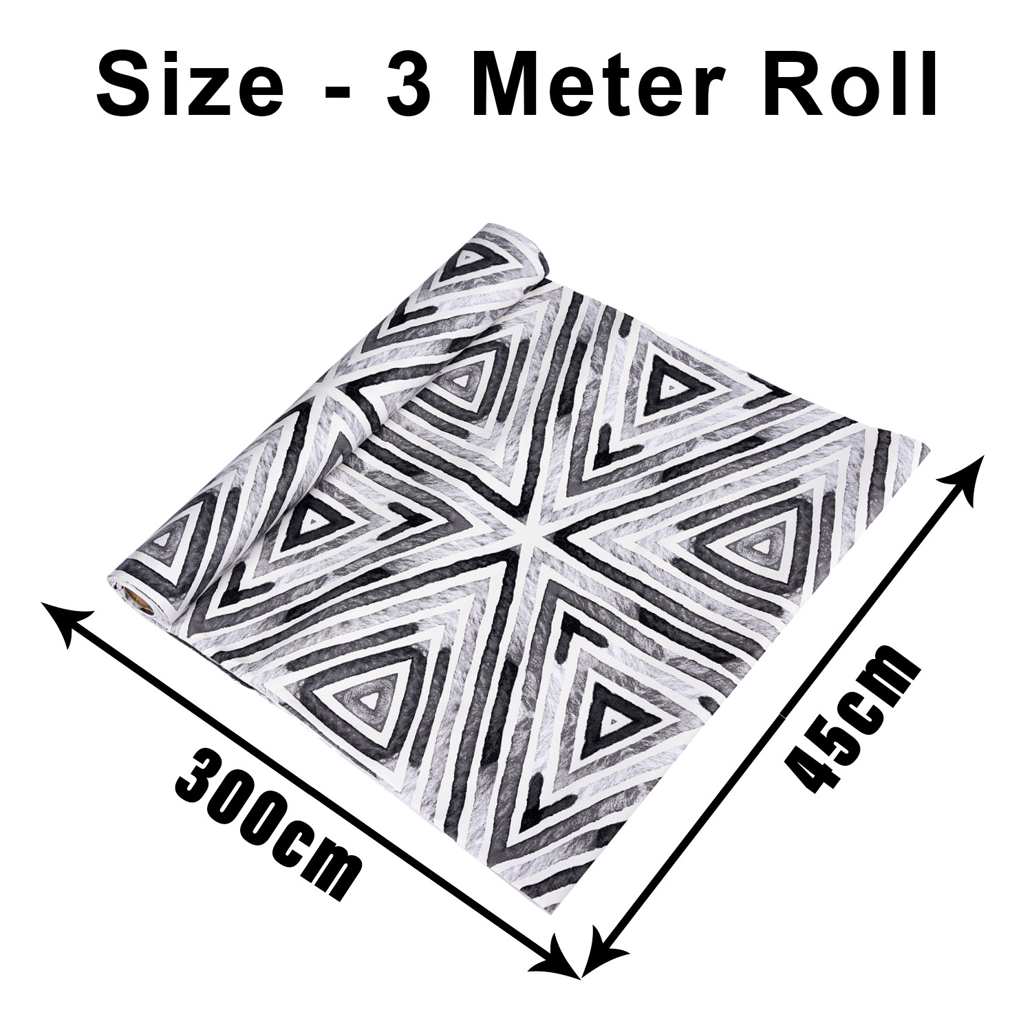 Kuber Industries Shelf Liner  Kitchen Cabinet Shelf Protector  Kitchen Liners for Cabinets and Drawers  Drawer Liner Mat  Triangle Shelf Liner Cabinet Mat  3 MTR  Gray