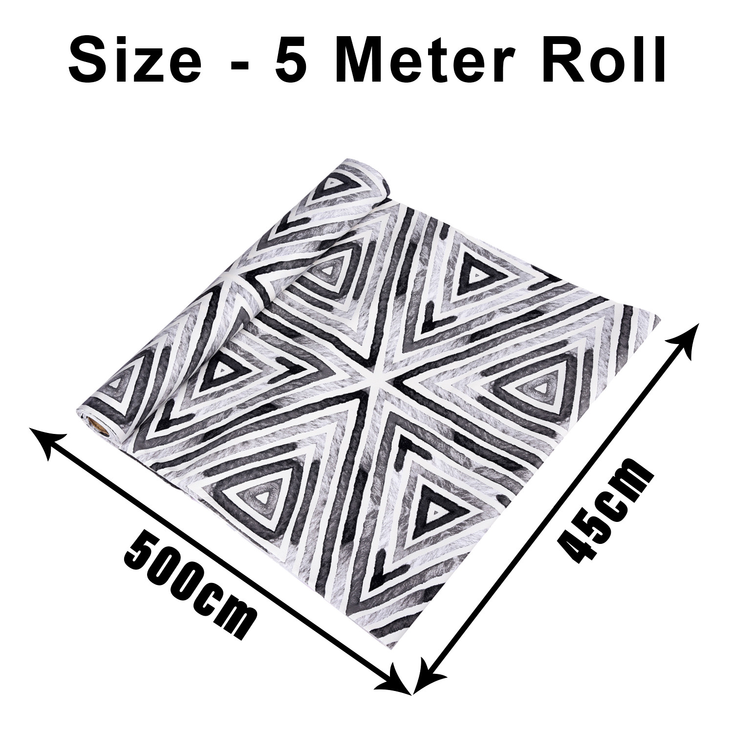 Kuber Industries Shelf Liner  Kitchen Cabinet Shelf Protector  Kitchen Liners for Cabinets and Drawers  Drawer Liner Mat  Triangle Shelf Liner Cabinet Mat  5 MTR  Gray