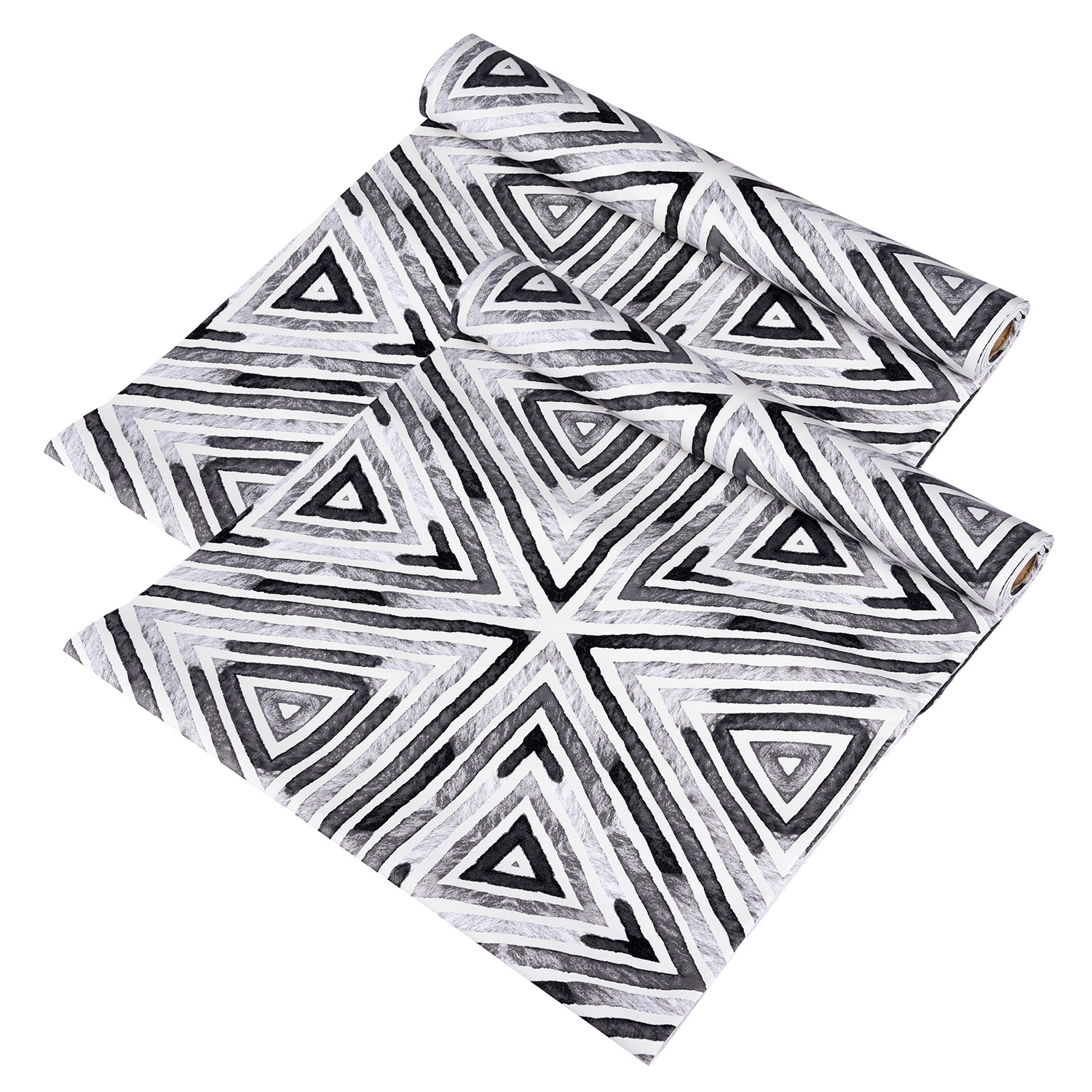 Kuber Industries Shelf Liner  Kitchen Cabinet Shelf Protector  Kitchen Liners for Cabinets and Drawers  Drawer Liner Mat  Triangle Shelf Liner Cabinet Mat  5 MTR  Gray