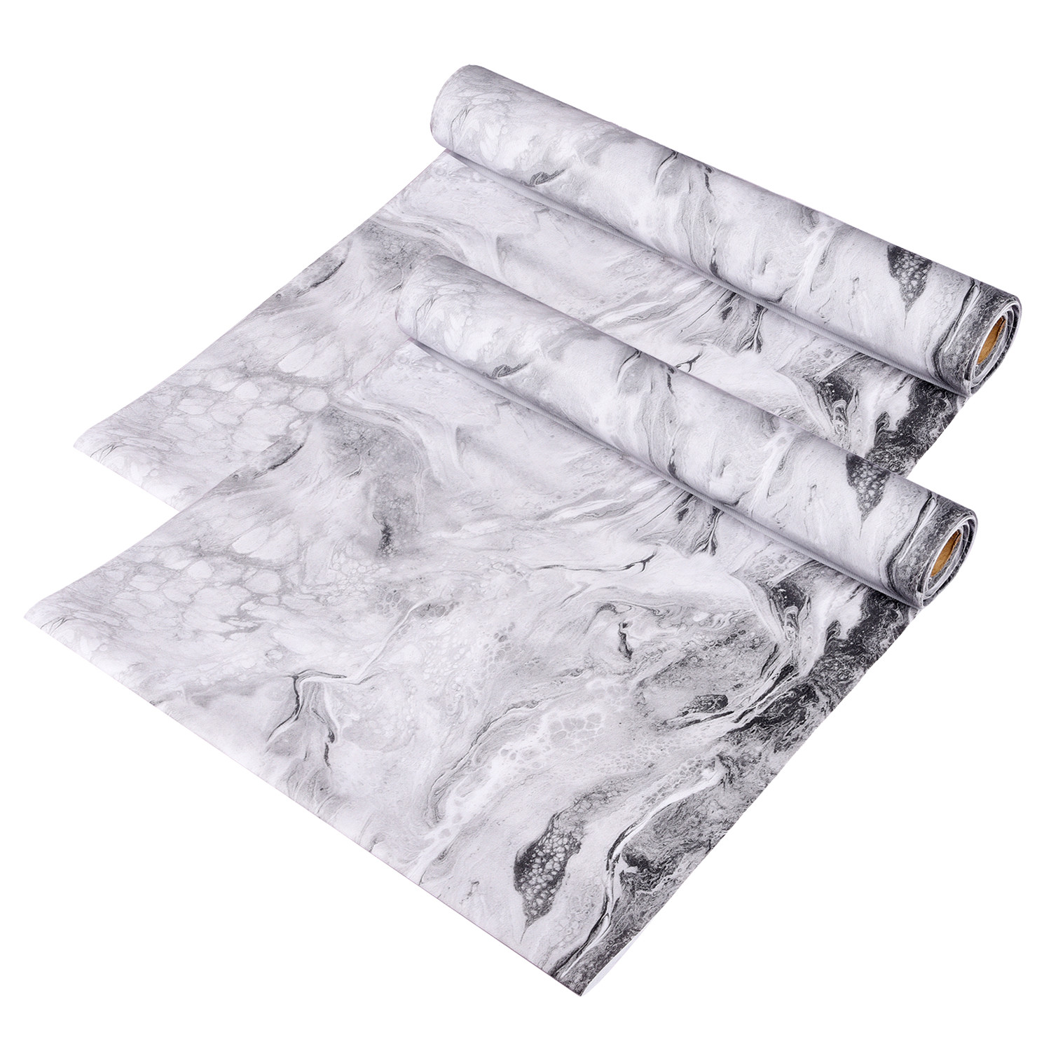 Kuber Industries Shelf Liner  Kitchen Cabinet Shelf Protector  Kitchen Liners for Cabinets and Drawers  Drawer Liner Mat  Marble Shelf Liner Cabinet Mat  3 MTR  Gray