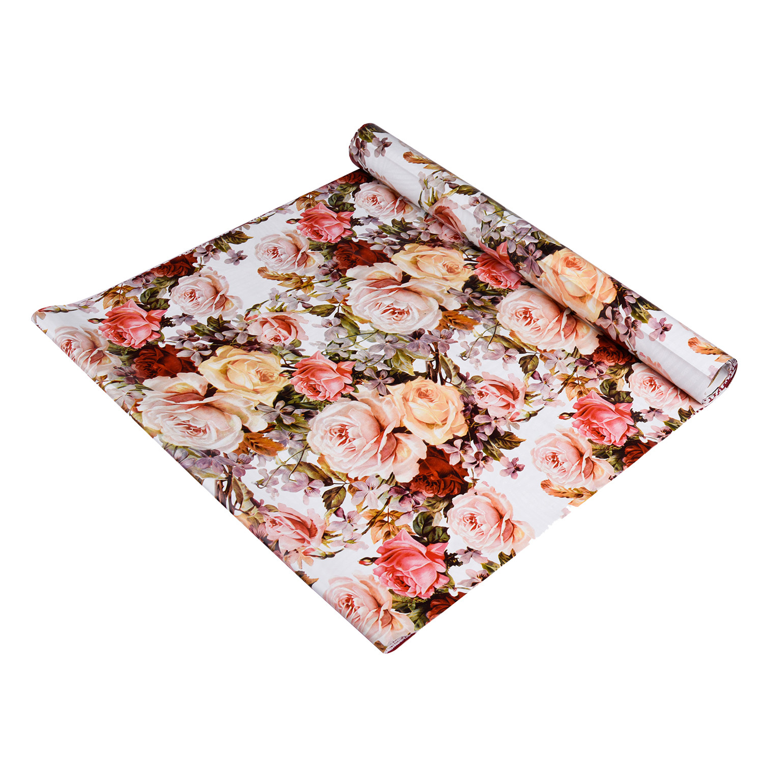 Kuber Industries Shelf Liner | Kitchen Cabinet Shelf Protector | Kitchen Liners for Cabinets and Drawers | Drawer Liner Mat | Rose Shelf Liner Cabinet Mat | 10 MTR | White