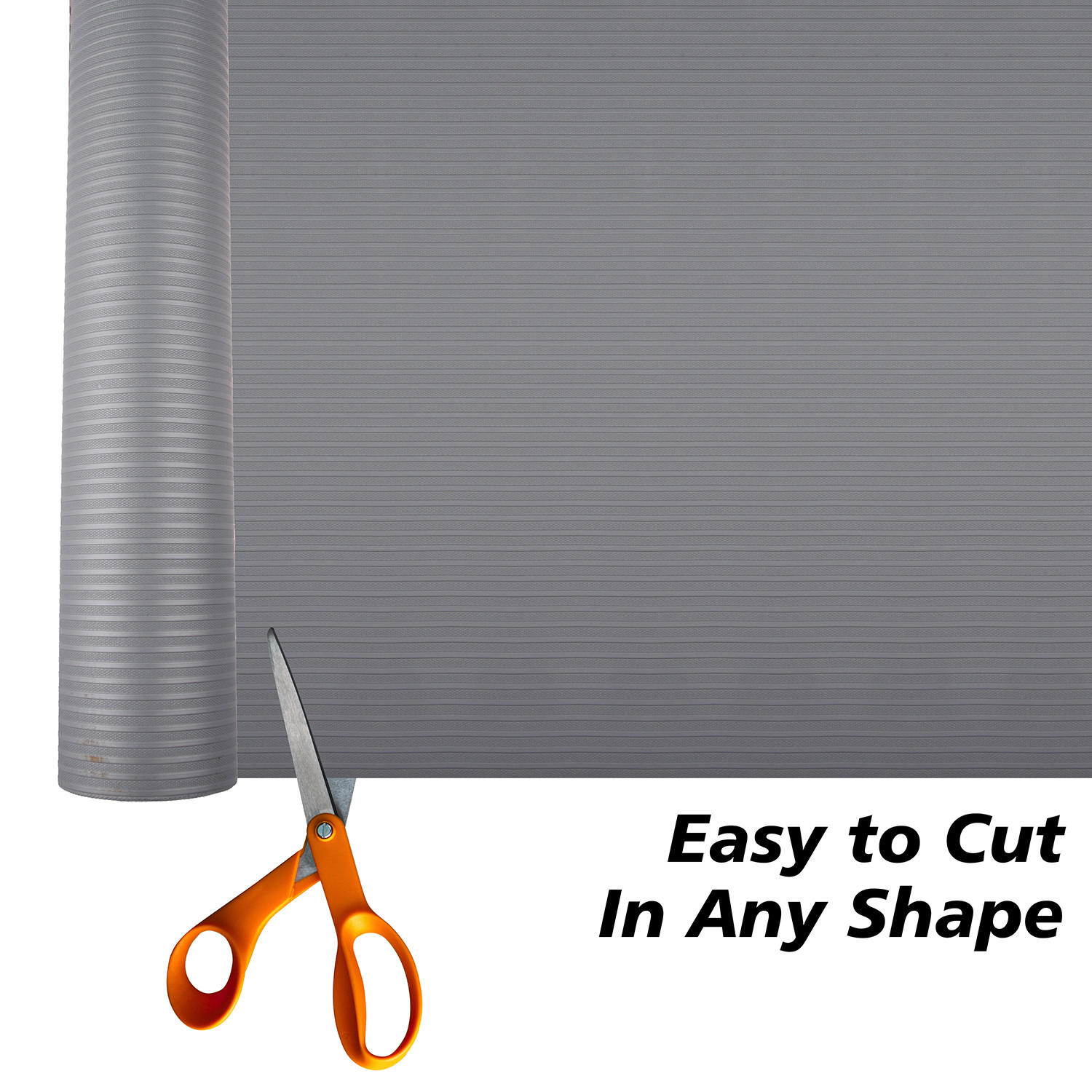 Kuber Industries Shelf Liner | Kitchen Cabinet Shelf Protector | Kitchen Liners for Cabinets and Drawers | Drawer Liner Mat | Self Lining Shelf Liner Cabinet Mat | 5 MTR | Gray