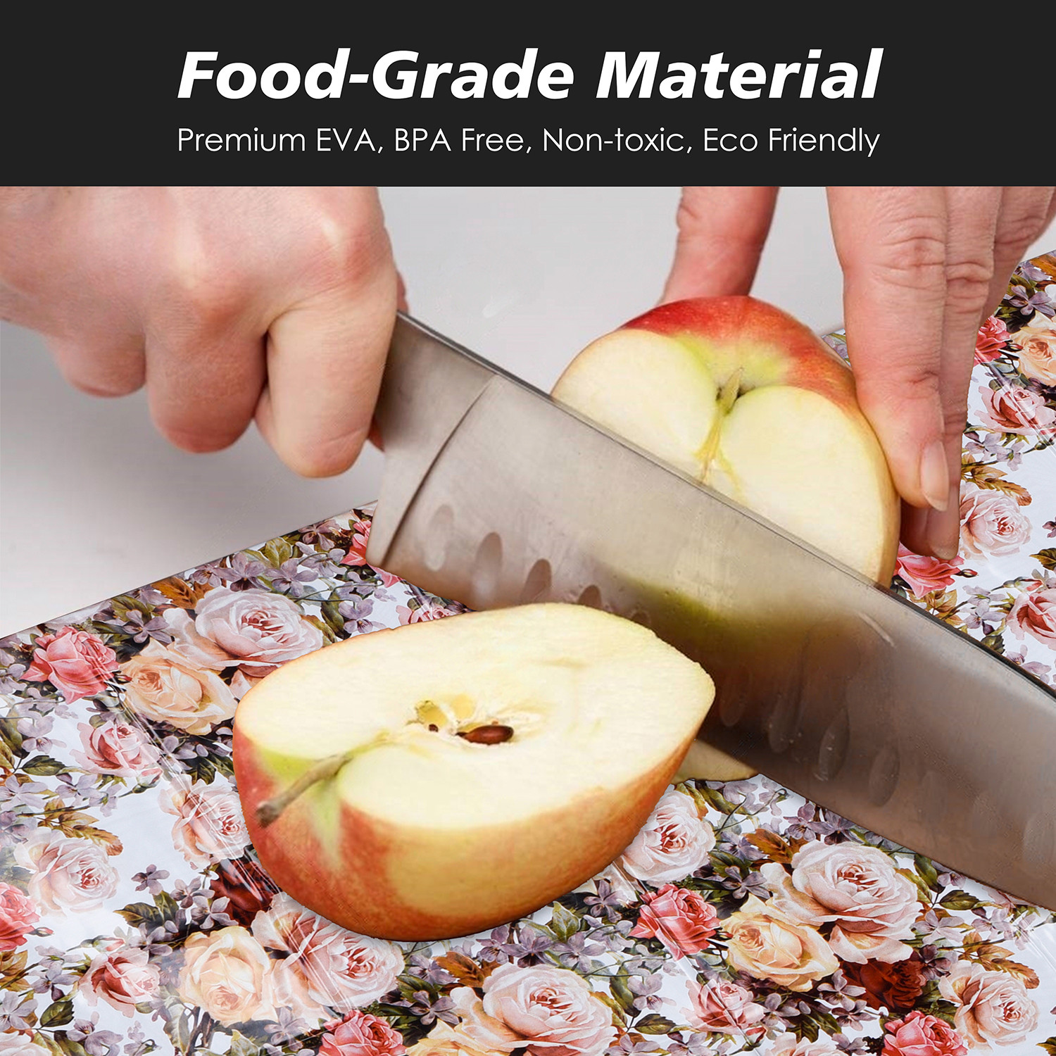 Kuber Industries Shelf Liner | Kitchen Cabinet Shelf Protector | Kitchen Liners for Cabinets and Drawers | Drawer Liner Mat | Gulab-Design Shelf Liner Roll | Cabinet Mat | 5 MTR | White