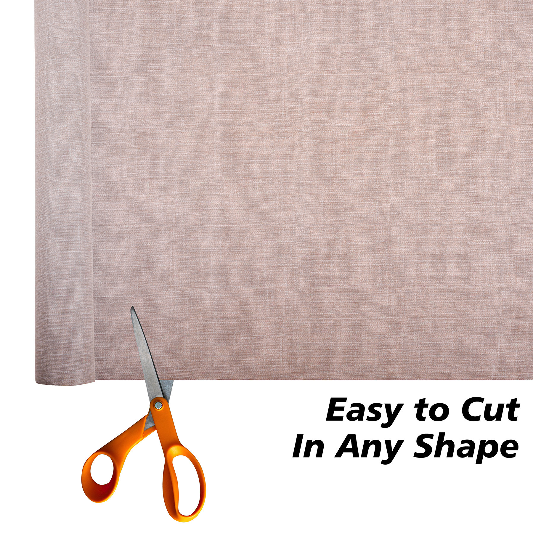 Kuber Industries Shelf Liner | Kitchen Cabinet Shelf Protector | Kitchen Liners for Cabinets and Drawers | Drawer Liner Mat | Texture Shelf Liner Cabinet Mat | 5 MTR | Beige
