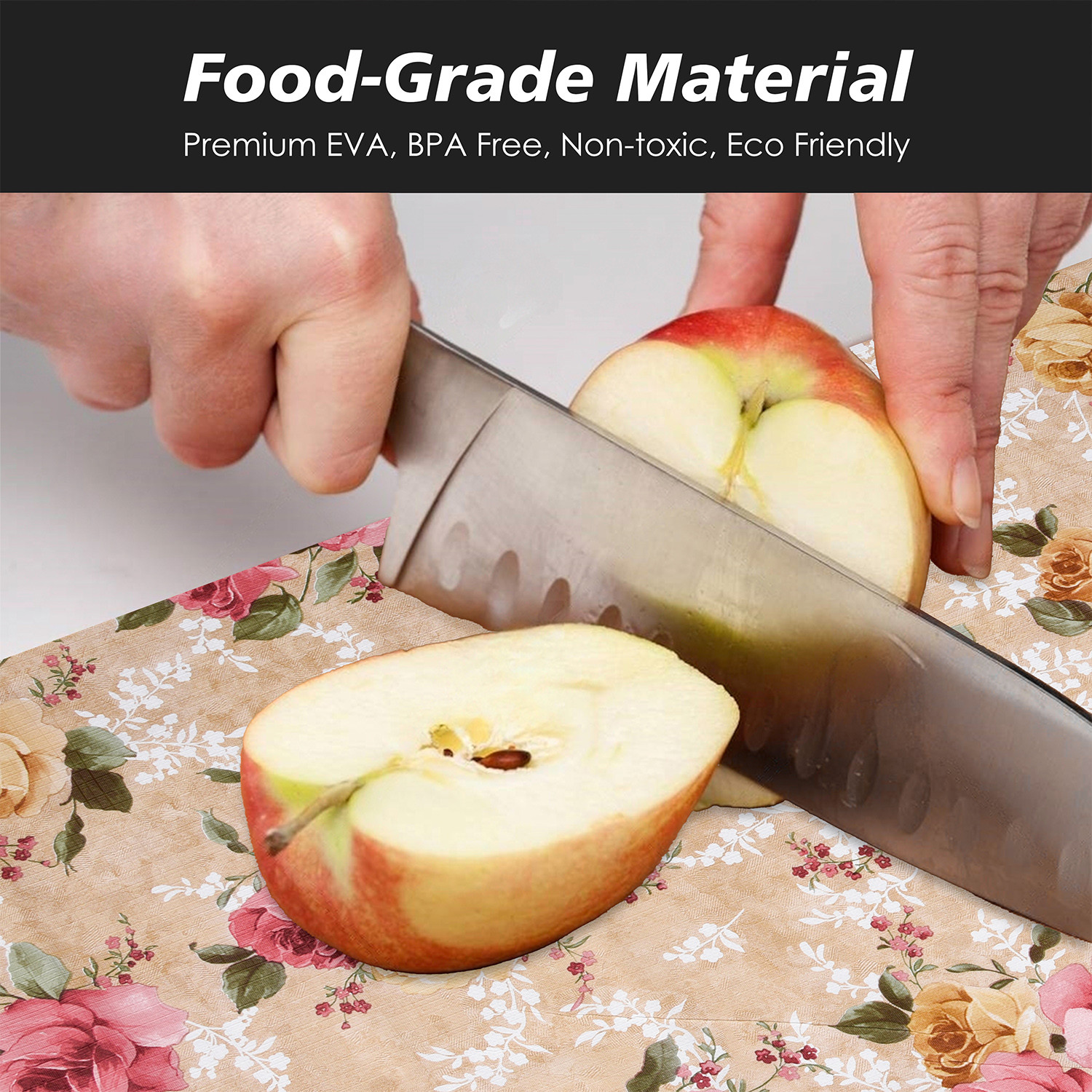 Kuber Industries Shelf Liner  PVC Kitchen Cabinet Shelf Mat  Shelf Mat for Drawer Organizer  Fridge Mat  Table Placemat  Flower Design Wardrobe Mat  5 Meter  Beige