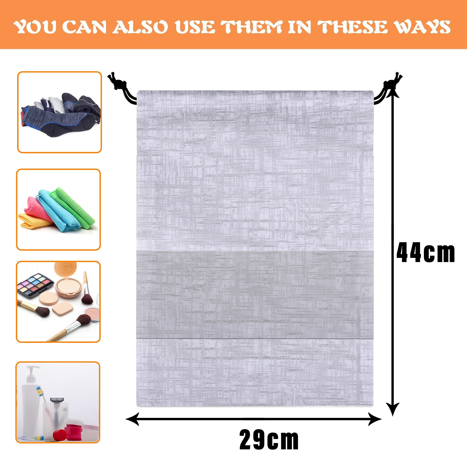 Kuber Industries Shoe Bags | Shoe Bags for Travel | Drawstring Shoe Storage Bags | Storage Organizers Set | Shoe Bag with Transparent Window | Shoe Pouches | Pack of 10 | Multicolor