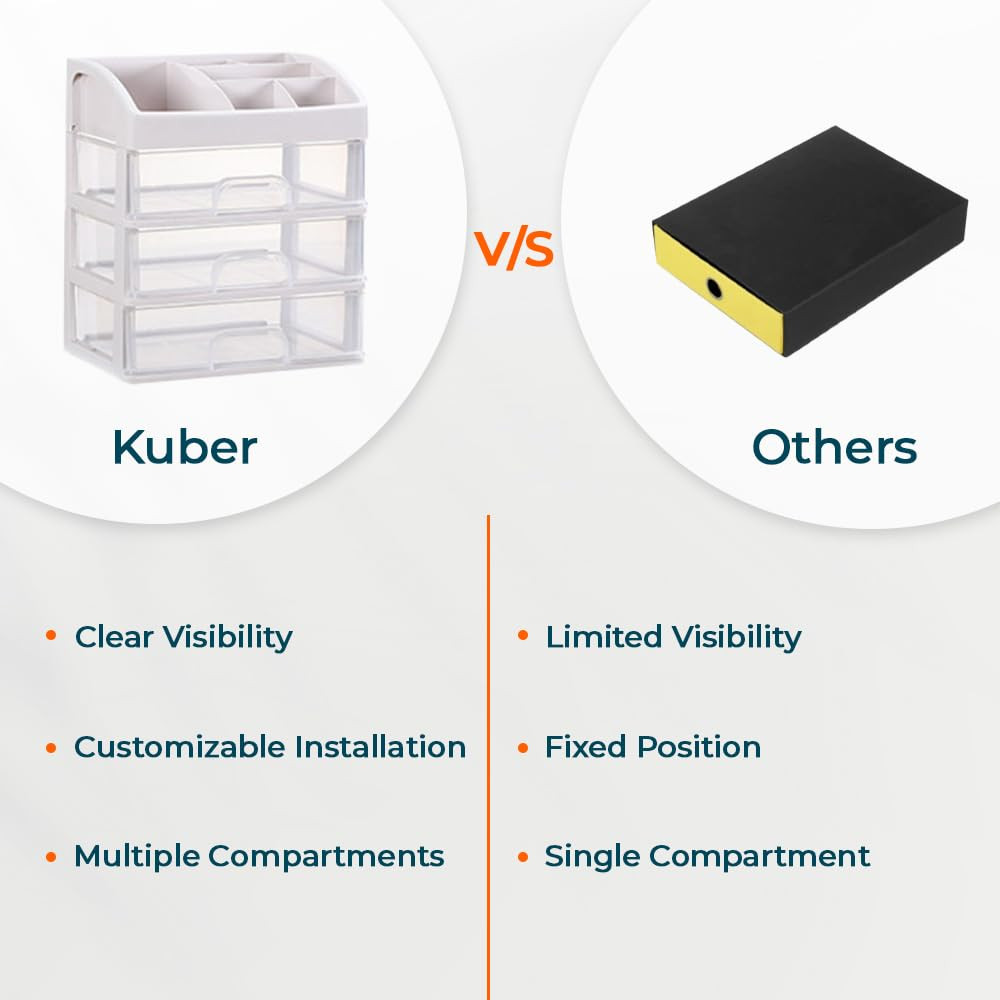 Kuber Industries Shoe Box for Storage|Multi-Purpose Plastic Shoe Rack|Installation Free Shoe Organizer| Black