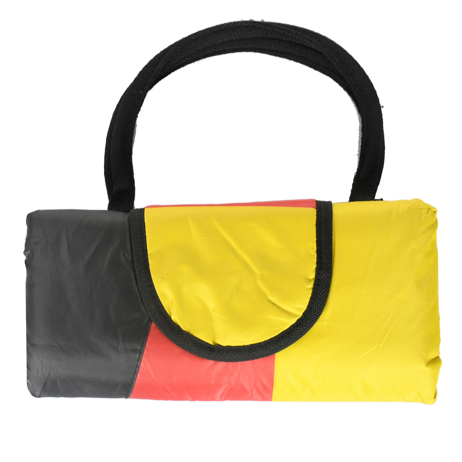 Kuber Industries Shopping Bag For Grocery|Parachute Foldable Shopping Bag| Bag for Vegetables,Fruits With Front Side Money & Zipper Pocket (Assorted)