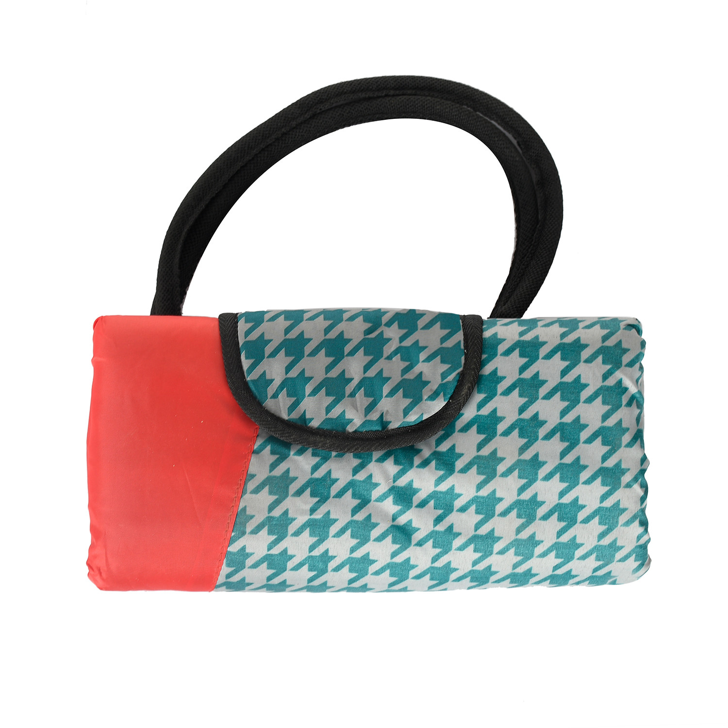Kuber Industries Shopping Bag For Grocery|Parachute Foldable Shopping Bag|Magnetic Lock Tote Bag With Front Side Money & Zipper Pocket (Assorted)