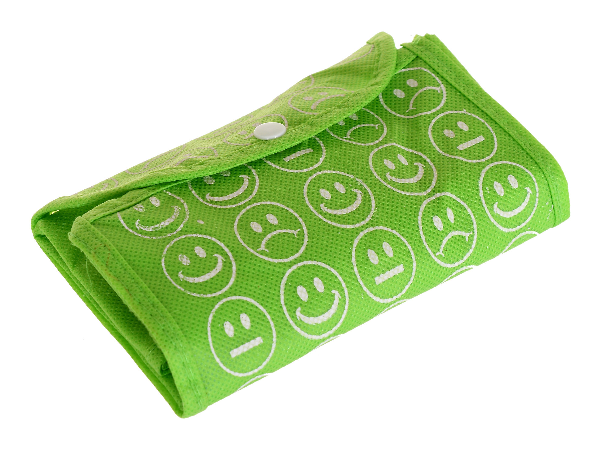 Kuber Industries Shopping Grocery Bags Foldable, Washable Grocery Tote Bag with One Small Pocket, Eco-Friendly Purse Bag Fits in Pocket Waterproof & Lightweight (Green)
