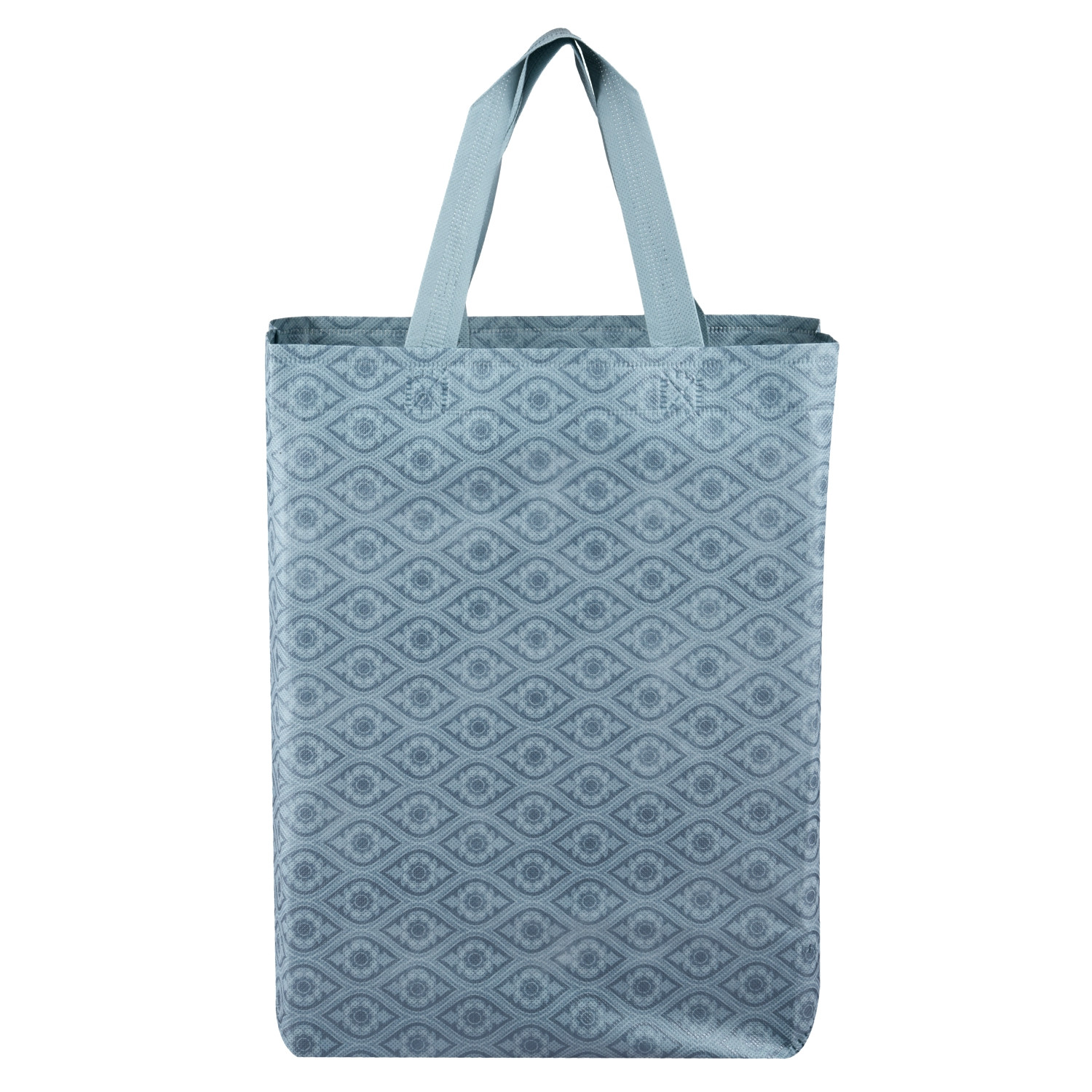 Kuber Industries Shopping Handbag | Grocery Handbag | Shopping Bag | Grocery Shopping Bag | Reusable Shopping Bags | Vegetable Bag | Eye-Print Carry Bag |Gray