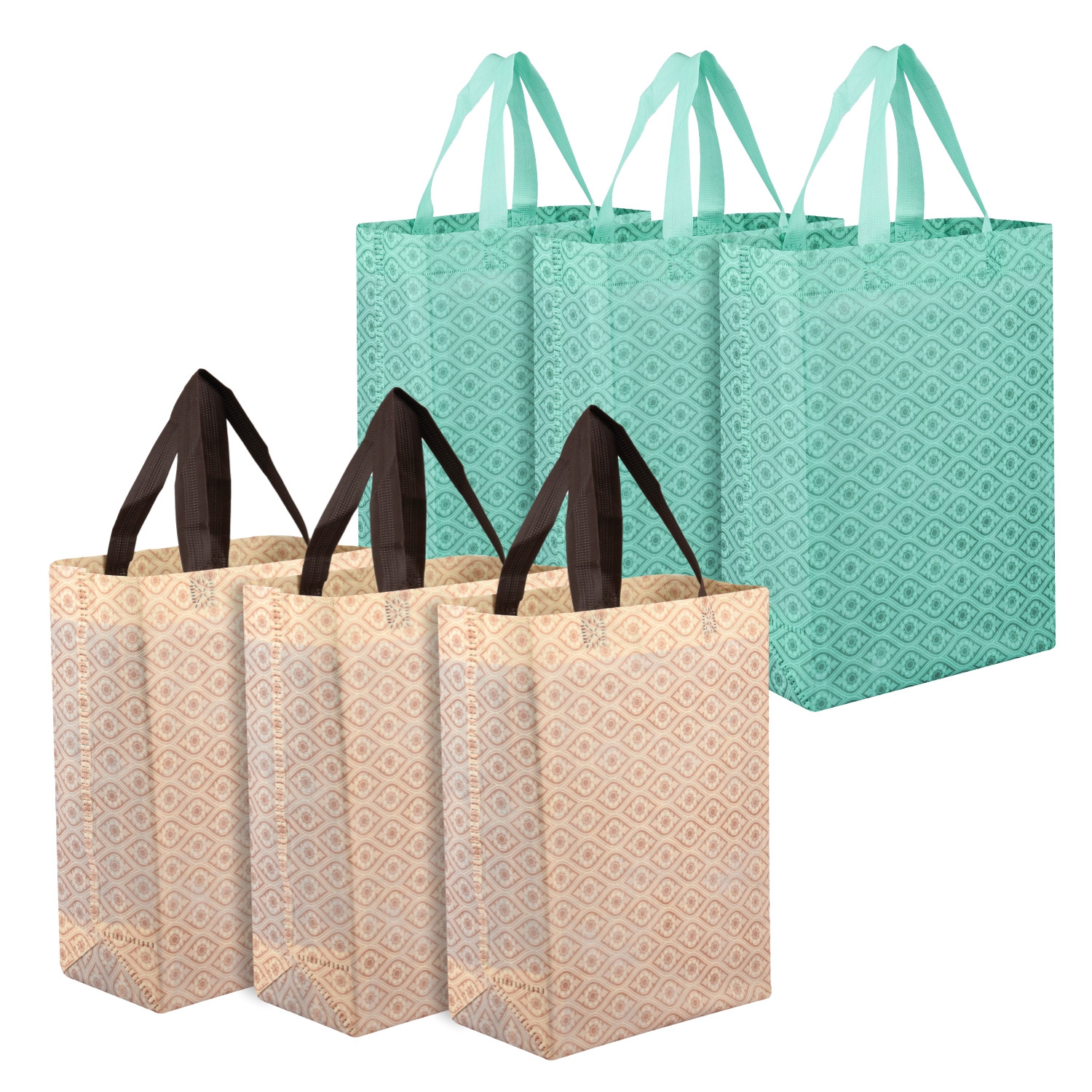 Forever Cotton Natural Cotton Plain Tote Shopping Bags with Extra Strong  Heavy Duty, Washable, Eco-Friendly