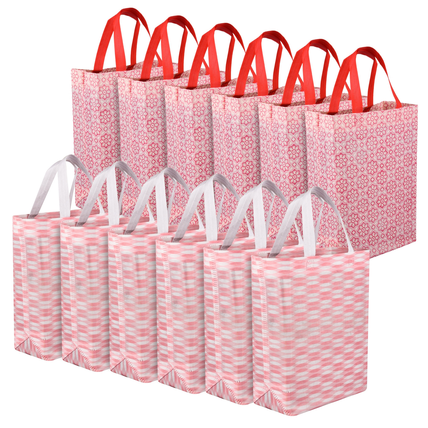 Kuber Industries Shopping Handbag | Grocery Handbag | Shopping Bag | Grocery Shopping Bag | Reusable Shopping Bags | Vegetable Bag | Carry Bag | Multicolor