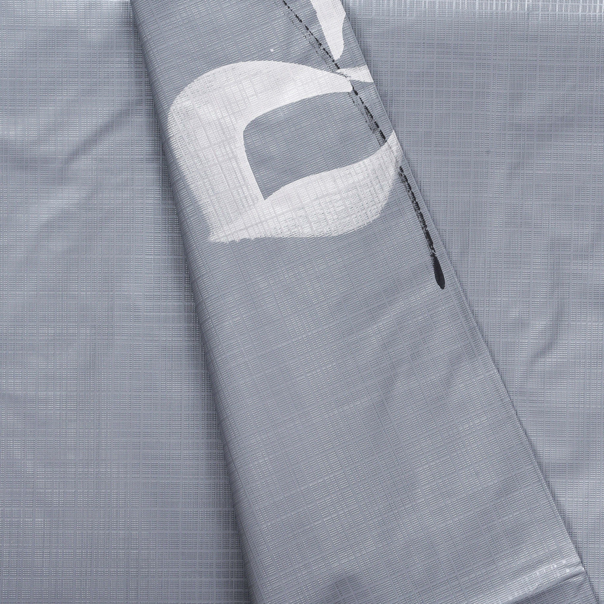Kuber Industries Shower Curtain  7 Feet  Bathroom Shower Curtain  AC Curtains  PVC Waterproof Window Curtain  Curtains for Bathtub  8 Rings Curtain  Painting  Grey