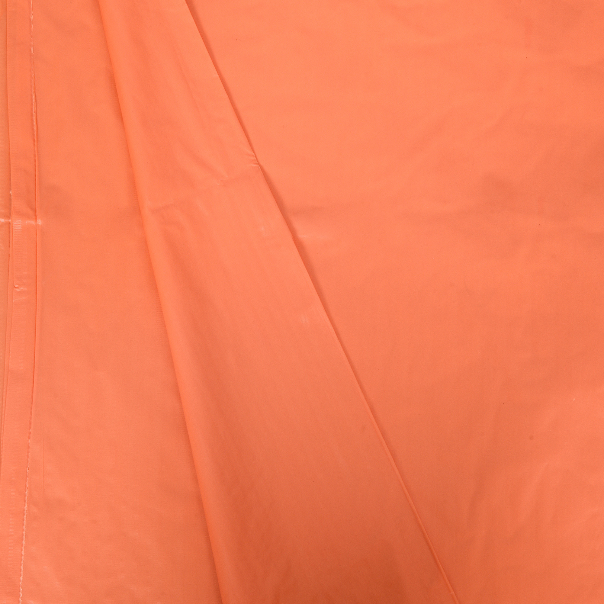 Kuber Industries Shower Curtain  7 Feet  Bathroom Shower Curtain  AC Curtains  PVC Waterproof Window Curtain  Curtains for Bathtub  8 Rings Curtain  Lining  Orange