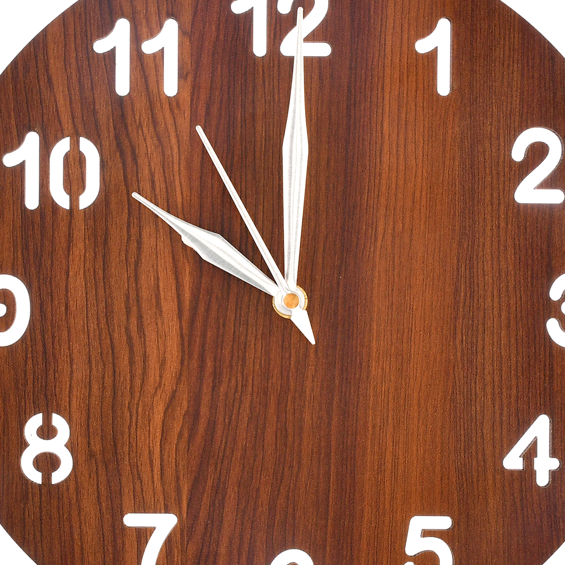 Kuber Industries Simple Numerial Round Shaped Wooden 10