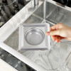 Sink Strainer | Kitchen Sink Strainer | Sink Drain Strainer | Drain Catcher for Bathroom | Mesh Drain Deep Filter for Kitchen | Sink Square Moti Jali | 115 mm | Silver