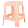 Kuber Industries Sitting Stool | Stool for Indoor Or Outdoor | Plastic Non-Slip Lightweight Stool | Stool for Office &amp; Home | Stool for Home &amp; Garden | Cream