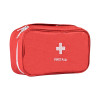 Small Medicine Pouch for Travel &amp; Empty First Aid Box for Home | Camping Survival Kit &amp; Emergency Items Organizer | Travelling Medical Essentials Pouch | YJ-23-RED | Red