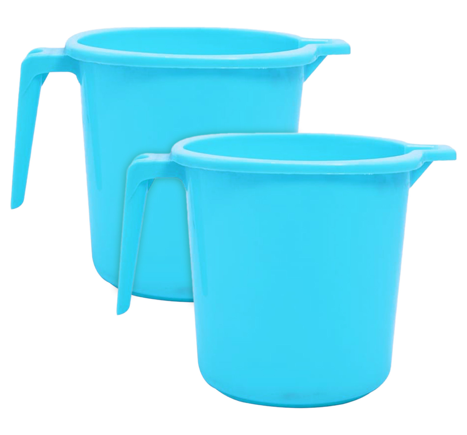 Kuber Industries Small Plastic Bathroom Mug, 1 Litre-(Blue)