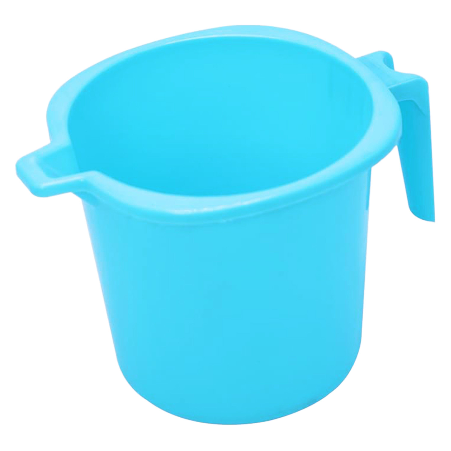 Kuber Industries Small Plastic Bathroom Mug, 1 Litre-(Blue)