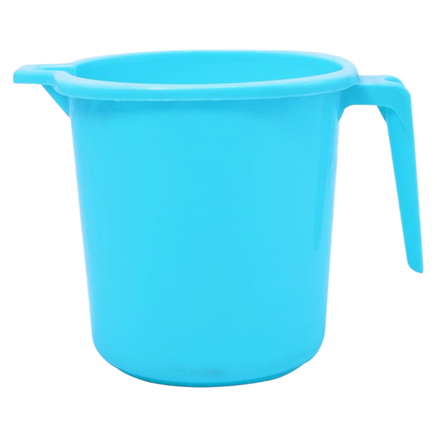 Kuber Industries Small Plastic Bathroom Mug, 1 Litre-(Blue)