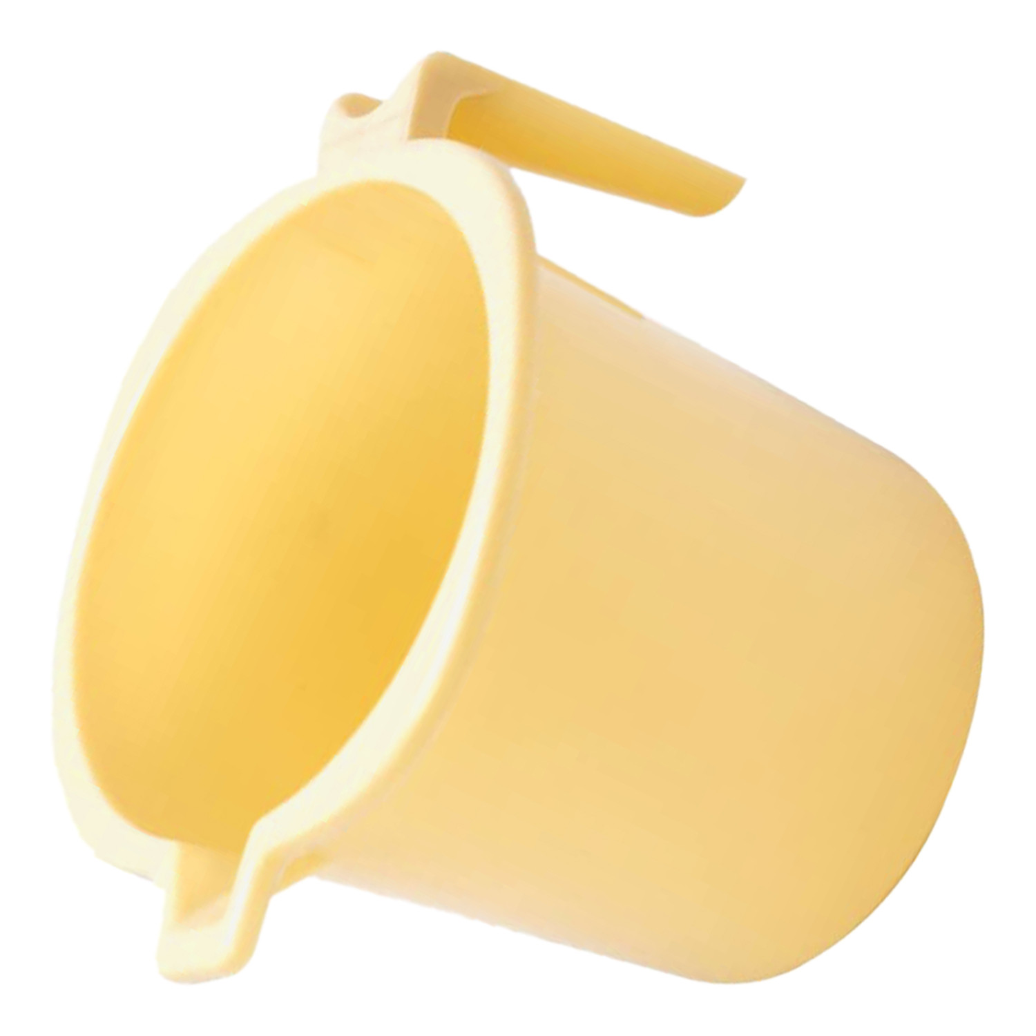 Kuber Industries Small Plastic Bathroom Mug, 1 Litre-(Cream)
