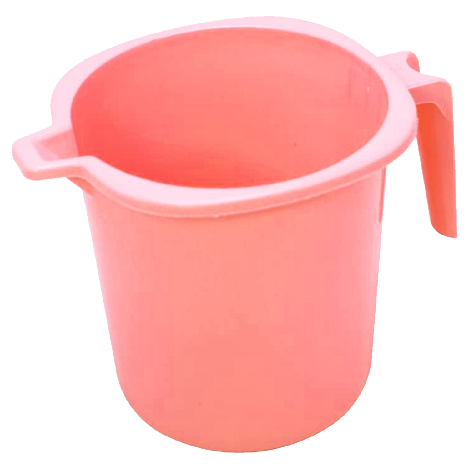 Kuber Industries Small Plastic Bathroom Mug, 1 Litre-(Pink)