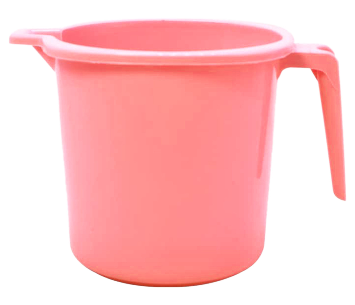 Kuber Industries Small Plastic Bathroom Mug, 1 Litre-(Pink)