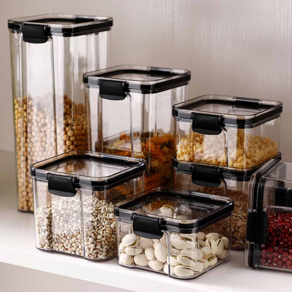 Kuber Industries Small Refrigerator Storage Crisper/Fridge Container with Airtight Lid (Transparent)