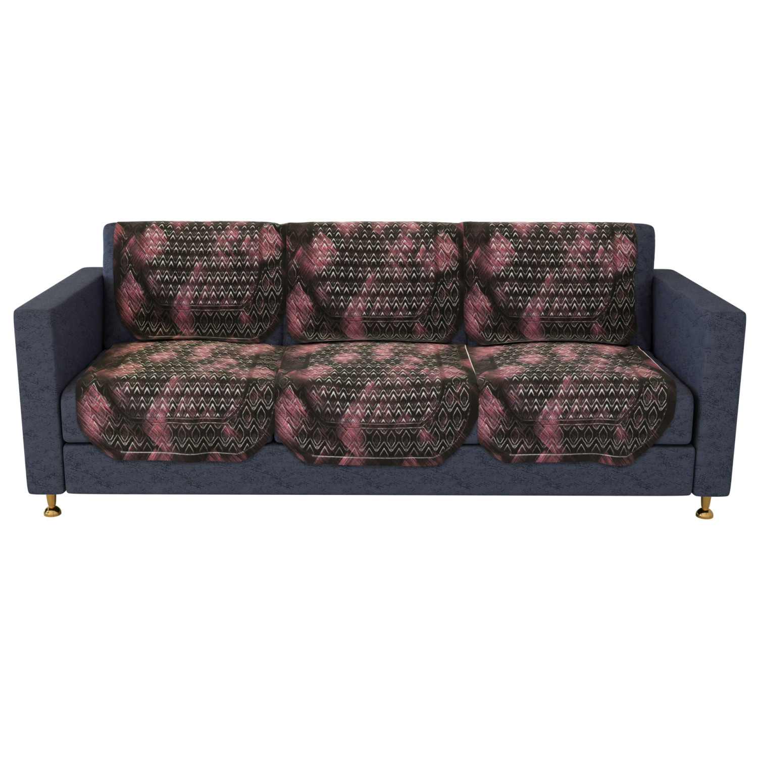 Kuber Industries Sofa Cover  Net Sofa Slipcover Set  Sofa Cover for Living Room  Sofa Slip Cover for Hall  5-Seater Sofa Cover for Home Decor  Shaded Venus Sofa Cover Set  Brown