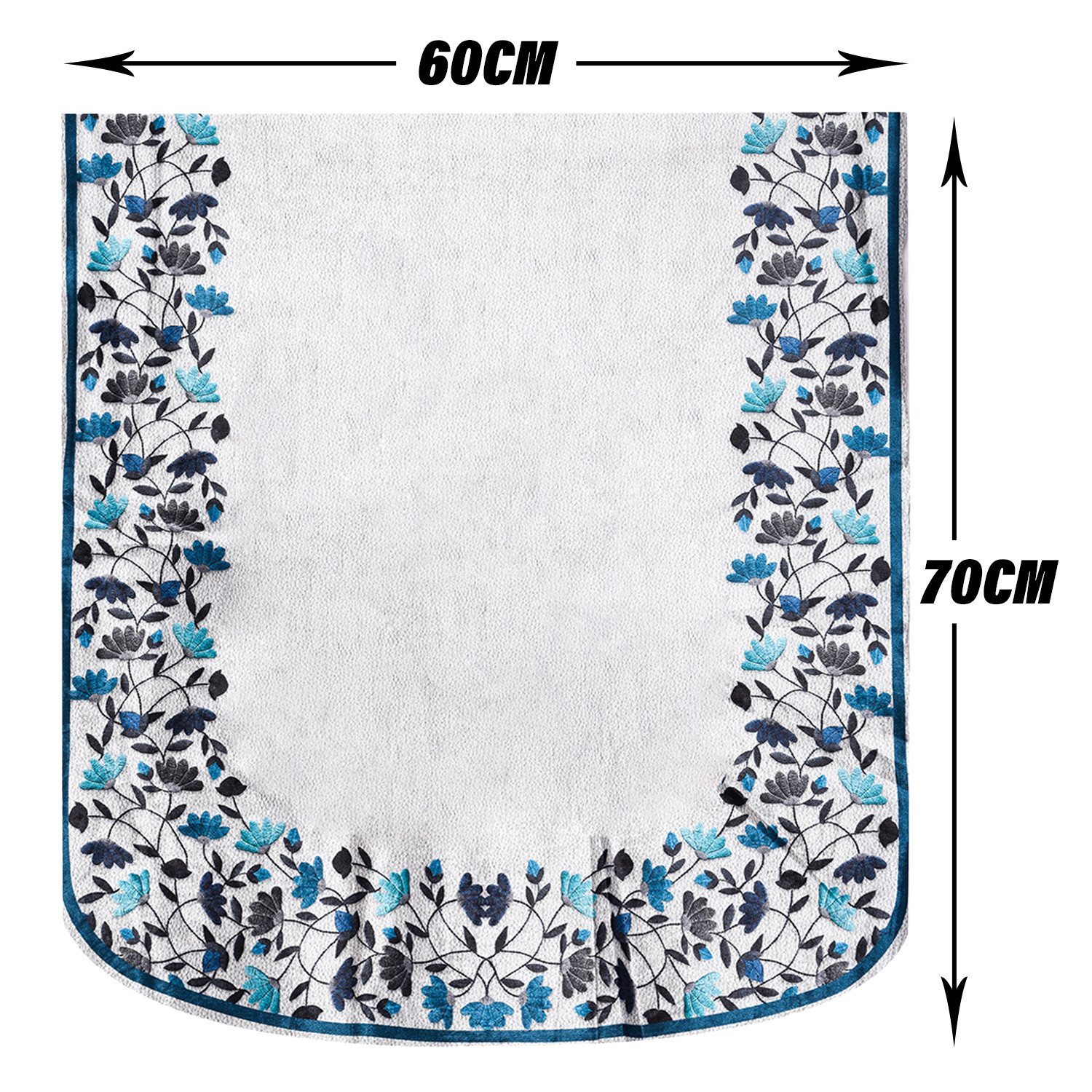 Kuber Industries Sofa Cover | Single Seater Sofa Slip Cover Set | Blue Digital Leaf Sofa Cover | Velvet Couch Cover | Sofa Slipcover Set | Sofa Cover for Living Room | Gray