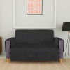 Kuber Industries Sofa Cover | Velvet Sofa Cover | 2-Seater Sofa Cover for Home Décor | 450 GSM Sofa Cover Set for Living Room | Sofa Slipcover | Couch Cover | Gray