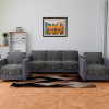 Sofa Cover | Velvet Sofa Cover Set | Digital Painting Quilted Sofa Set | SUEDE Ultra Sonic Couch Cover | Sofa Cover for Living Room | Sofa Cover for Hall | Gray
