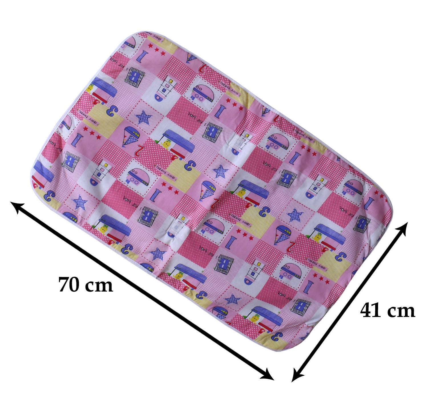Kuber Industries Soft Cotton Boat Print Mattress Crib Sheet/Baby sleeping Sheet/Bed With 3 Petch for Baby 24